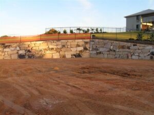 sandstone wall brisbane - cornerstone boulder walls brisbane