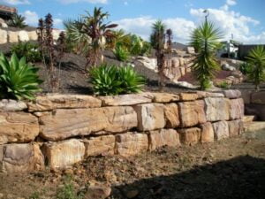 Random Sandstone Slabs - Cornerstone Boulder Walls